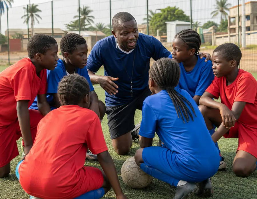 Jeunes accompagnés pendant la Coupe Vodun Days